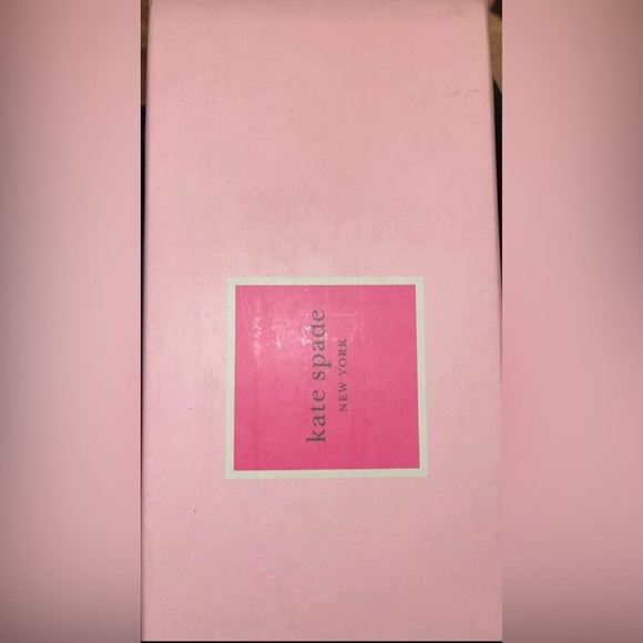 Kate Spade Black Suede Polished NYC Snow Globe Slide Sandals *Minor Flaws* - Picture 10 of 13